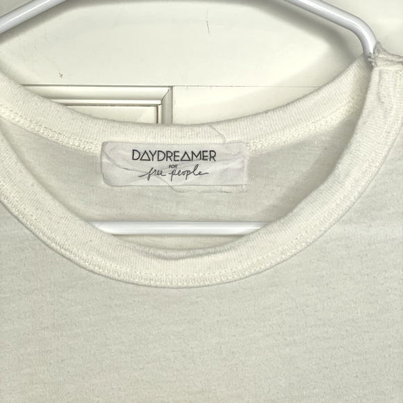 Daydreamer x Free People Pink Floyd Baby Tee Sz XS Short Slv Band Tee Rock Boho - Picture 7 of 9